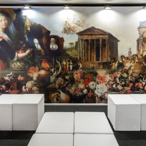 allestimento lounge per Vinitaly 2019, architetto Alessia Cipolla